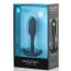 Анальна пробка зі зміщеним центром ваги B-Vibe Snug Plug 1, чорна - Фото №7