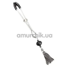 Затискач для клітора Art of Sex Clit Clamp Sweet Brush, срібний - Фото №1