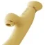 Вібратор з вакуумним стимулятором і підігрівом Zalo Rose Rabbit Vibrator, жовтий - Фото №3