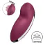 Клиторальный вибратор с пульсацией Satisfyer Tap & Climax 2, бордовый - Фото №1