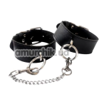 Фіксатори для ніг Art of Sex Giaconda Faux Leather, чорні - Фото №1