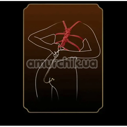 Анальний гак Lockink Golden Adjustable Anal Hook Set, золотий