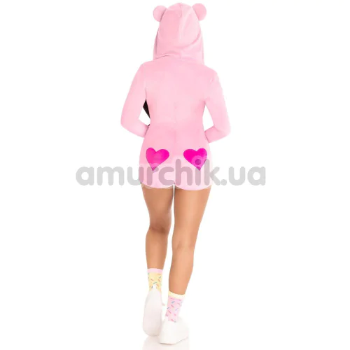 Комбинезон Leg Avenue Sweetheart Bear Velvet Romper, розовый