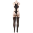 Комбинезон Star Night Net Flower Bodystocking, черный - Фото №5