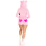 Комбинезон Leg Avenue Sweetheart Bear Velvet Romper, розовый - Фото №7