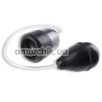 Вакуумная помпа для головки Fetish Fantasy Series Suck N Stroke Head Pump, черная - Фото №1