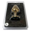 Анальна пробка з райдужним кристалом Alume Metal Heart Plug S, золота - Фото №6