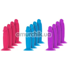 Набор фаллоимитаторов Addiction Silly Willy, разноцветный - Фото №1