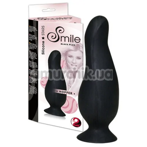 Анальна пробка Smile Hopper Analplug Large чорна