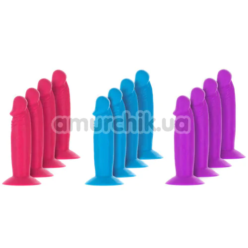 Набір фалоімітаторів Addiction Silly Willy, різнокольоровий - Фото №1