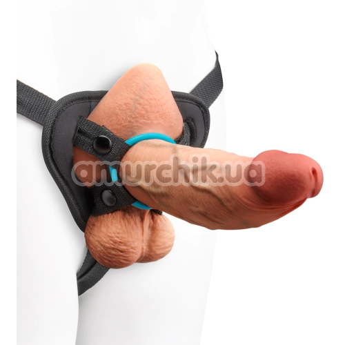 Фаллоимитатор B-Vibe Slipskin Girthy 9 Inch, темно-телесный