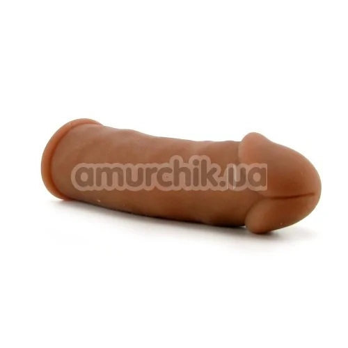 Насадка-удлинитель члена Futurotic Penis Extender, коричневая