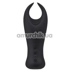 Мастурбатор с вибрацией Breakout Pro Max O Horn, черный - Фото №1