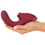 Вибратор клиторальный и для точки G с толчками Javida 3 Function Vibrator With Curved Shaft, бордовый - Фото №11
