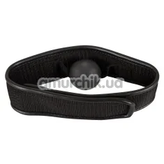 Кляп Bad Kitty Naughty Toys Ball Gag на липучке, черный - Фото №1