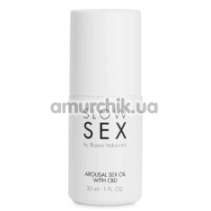 Массажное масло Bijoux Indiscrets Slow Sex Arousal Sex Oil With CBD, 30 мл - Фото №1