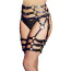 Гартеры Zado Fetish Waist Harness, черные - Фото №2