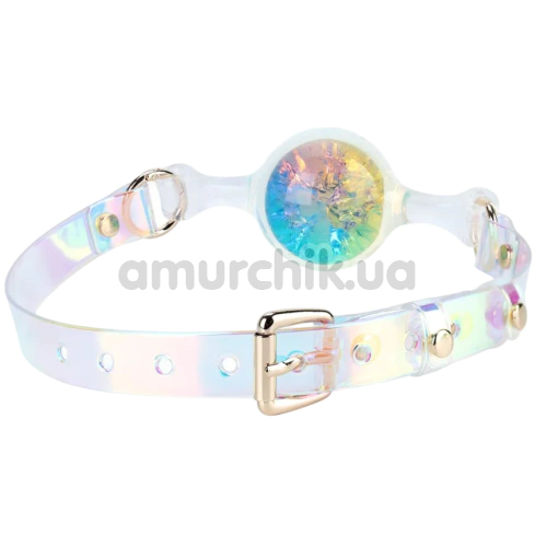 Кляп Univibe Crystal Gag L, різнокольоровий