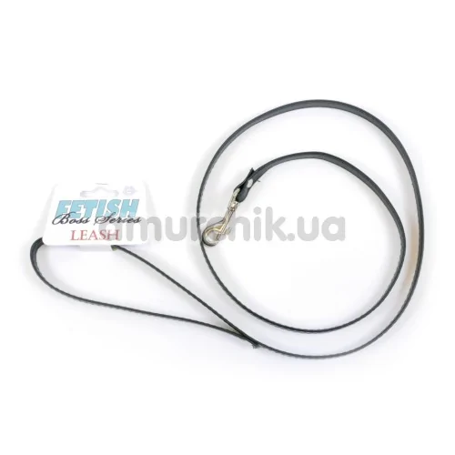 Поводок Boss Series Fetish Leash, черный