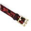 Нашийник Liebe Seele Victorian Garden Lace and Vegan Leather Collar, червоно-чорний - Фото №4