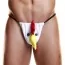 Трусы-стринги мужские Choke The Chiken Thong петух (модель NU16) - Фото №1