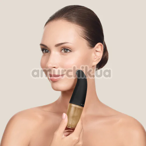 Устройство для очищения кожи лица Geske Aqua-Stream Face Cleanser 8 in 1, черно-золотое