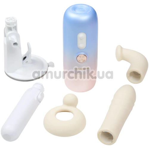 Секс-машина Lovense Spinel, розово-голубая