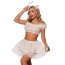 Костюм ангела JSY Sexy Lingerie 2135, белый: топ + юбка + обруч - Фото №1
