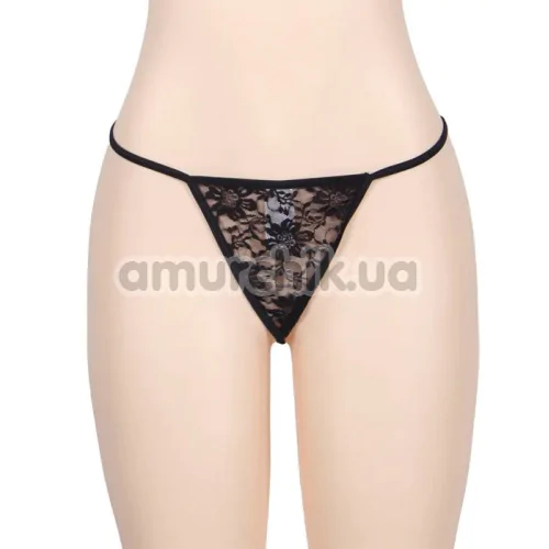 Трусики-стринги Star Night Net Bikini Panties, черные