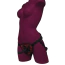Страпон Secret Kisses Rosegasm Heart Shape Strap-On Harness, чорно-червоний - Фото №4