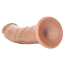 Фалоімітатор Realrock Curved Dildo 8, коричневий - Фото №4
