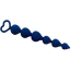 Анальний ланцюжок Loveshop Silicone Heart Anal Beads S, синій - Фото №1
