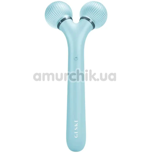 Ультразвуковий масажер для обличчя Geske Sonic Facial Roller 4 in 1, бірюзовий - Фото №1