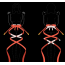 Бондажний набір Upko Bowknot Body Straps Bondage Set Bottom, червоний - Фото №9