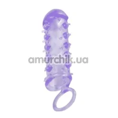 Насадка-удлинитель члена Samurai Penis Sleeve, фиолетовая - Фото №1
