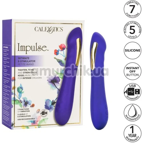 Вібратор з електростимуляцією Impulse Intimate E - Stimulator Petite Wand, фіолетовий