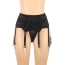 Комплект Star Night Lace Garter Panty, чорний: пояс для панчіх + трусики-стрінги - Фото №4