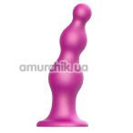Фаллоимитатор Strap-On-Me Dildo Plug Beads XXL, розовый - Фото №1