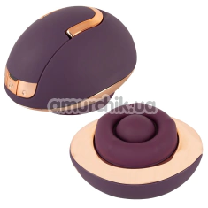 Клиторальный вибратор Belou Rotating Vulva Massager, фиолетовый - Фото №1