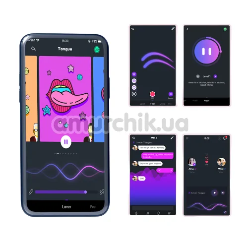 Вібратор Magic Motion Magic Umi, червоний