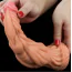 Фалоімітатор Dual-Layered Silicone Nature Cock LV411025, тілесний - Фото №5