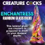 Фаллоимитатор Creature Cocks Enchantress, розово-желтый - Фото №11