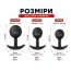 Анальная пробка Alume Weighted Silicone Butt Plug S, черная - Фото №5
