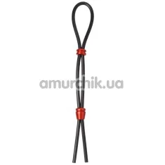 Эрекционное кольцо Malesation Cock-Grip Double, черно-красное - Фото №1