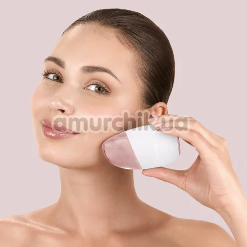 Массажер для глаз и лица Geske Cool & Warm Eye and Face Massager 7 in 1, кремовый