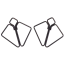Зажимы для сосков Lockink Minimalism Metal Nipple Clamps, серебряные - Фото №2