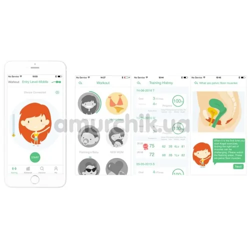 Тренажер Кегеля Magic Motion Kegel Coach, рожевий