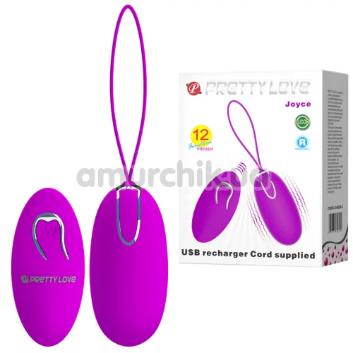 Віброяйце Pretty Love Joyce Remote Control, фіолетове