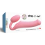 Безремневой страпон Strap-On-Me Silicone Bendable Strap-On XL, розовый - Фото №3
