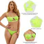 Комплект Star Night Sultry Sleep Lingerie Set, салатовый: бюстгальтер + трусики - Фото №4